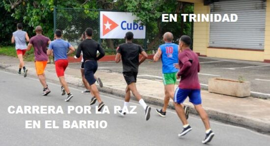 Carrera por la paz y en apoyo al referendo del Código de las Familias en Cuba.
